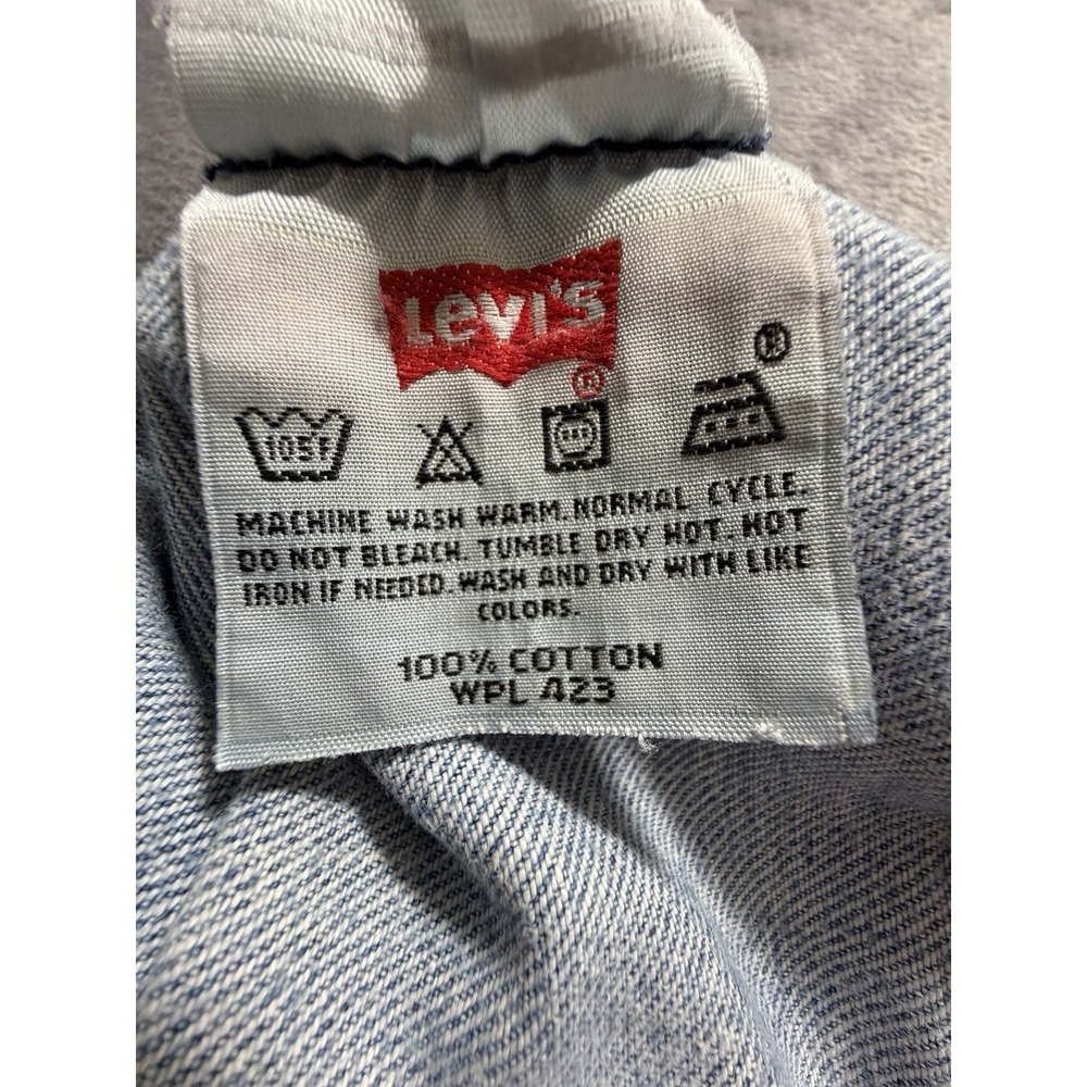 Vintage Levi 501 Button Fly Jeans Men's 34/34 True Fit Stonewash Regular Fit - Picture 10 of 12